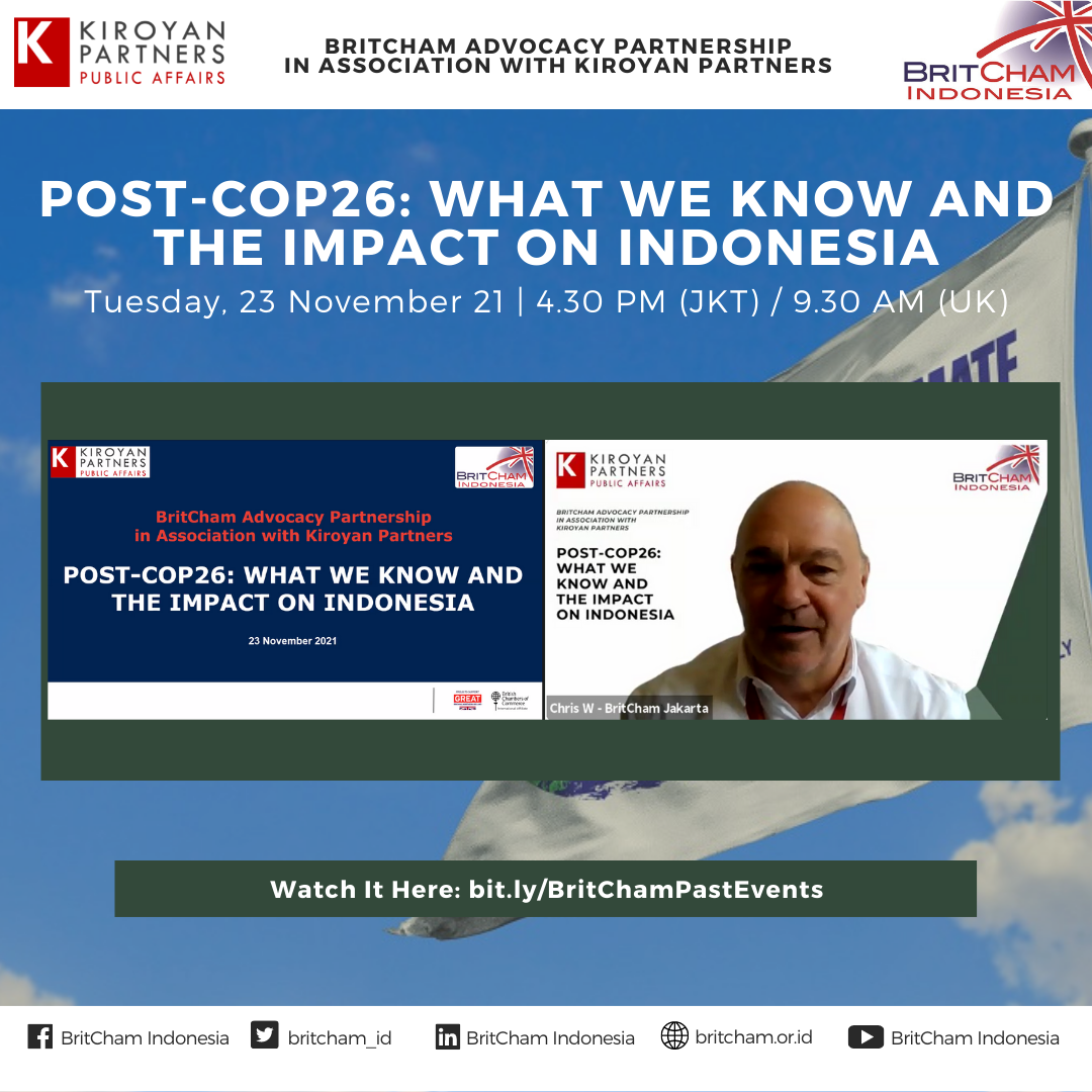 Post-COP26: What We Know And The Impact On Indonesia | BritCham ...